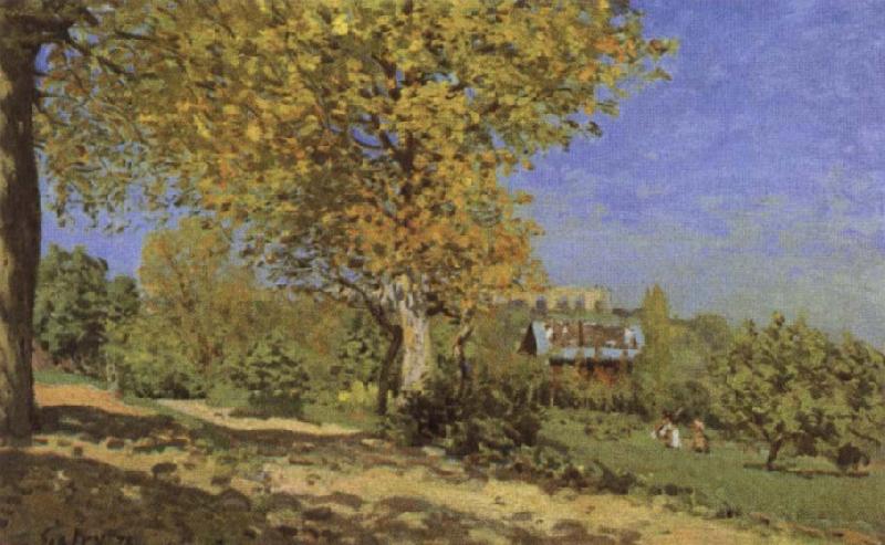 Alfred Sisley Landscape at Louveciennes Sweden oil painting art